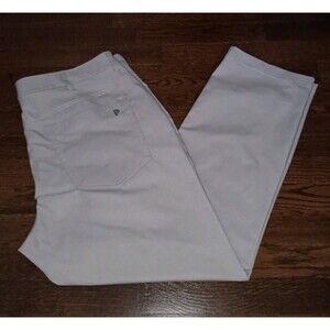Public Rec Pants Mens 36x28 Light Gray Performance Stretch Chino Casual 5 Pocket